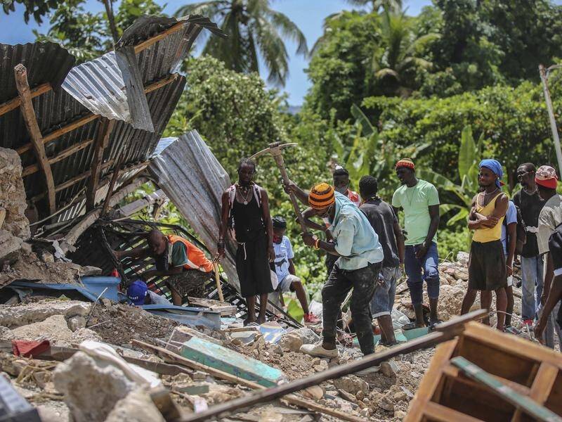 Southwestern Haiti bore the brunt of the quake, especially in and around the town of Les Cayes.