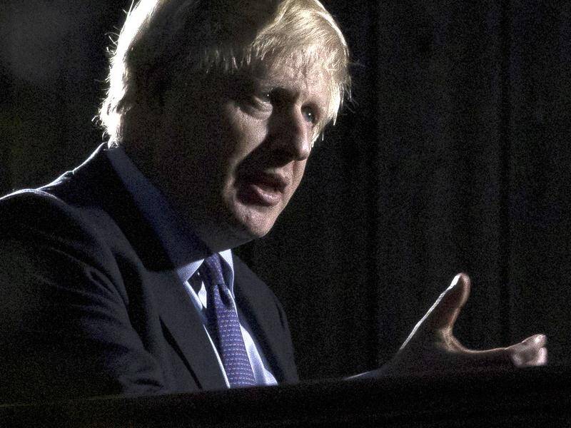 Boris Johnson says Donald Trump shouldn't get involved in the UK election when in London next week.