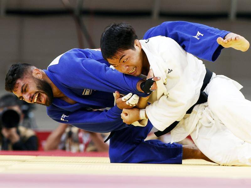 Israel's Tohar Butbul (l) had a debut Olympics he'd rather forget for a number of reasons.