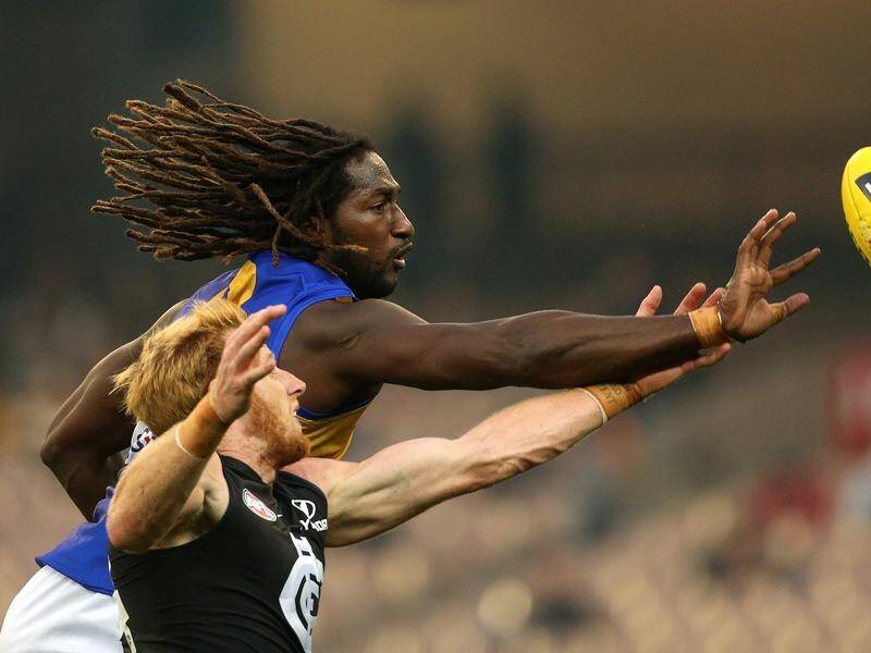 Andrew Gaff says the Eagles know Nic Naitanui has a big task this weekend against Aaron Sandilands