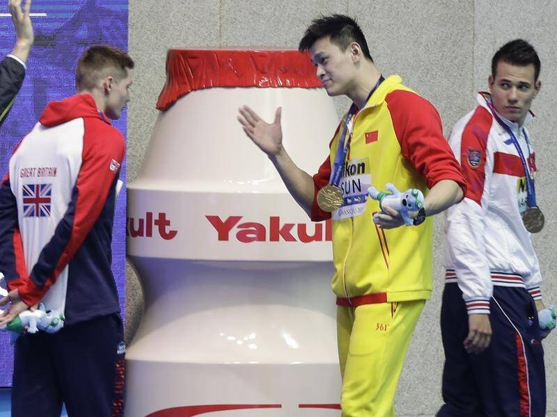 Australian swim legend Dawn Fraser says Chinese star Sun Yang should not be at the world champs.