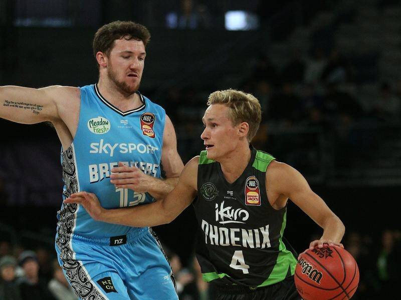 Breakers' Tom Vodanovich (l) is set to be punished for his misbehaviour on a team flight.