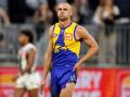 Having played only 16 AFL games since 2021, Dom Sheed will miss a chunk of the Eagles' pre-season. (Richard Wainwright/AAP PHOTOS)