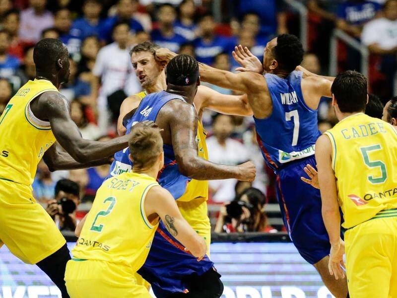 Basketball Australia has apologised after the brawl between the Boomers and the Philippines.