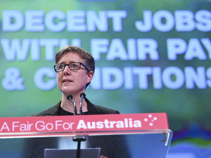 ACTU Secretary Sally McManus has praised Labor leader Bill Shorten at the party's conference.