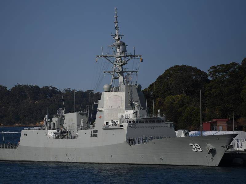 Royal Australian Navy ships near Japan have avoided damage from Typhoon Hagibis, Defence says.