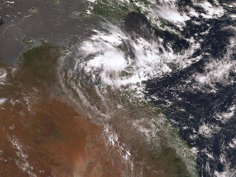 Tropical Cyclone Tiffany has made landfall in far north Queensland and is moving west.