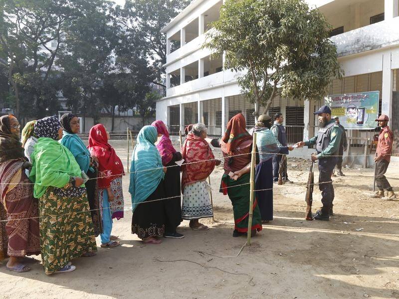 Bangladeshis are voting in their first national election in more than four years.