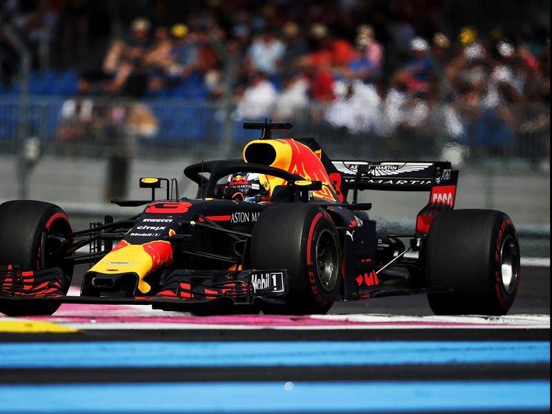 Daniel Ricciardo slipped to fourth at the French F1 GP near Marseille on Sunday.