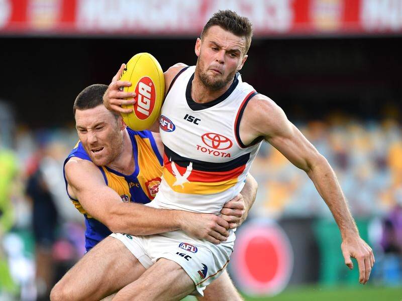 Midfielder Brad Crouch's future at struggling Adelaide remains uncertain, according to the AFL club.