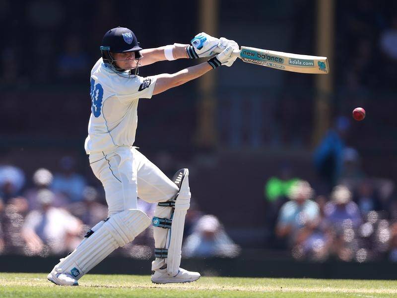 It's been slow going for Steve Smith, batting for NSW against WA in the Shield.