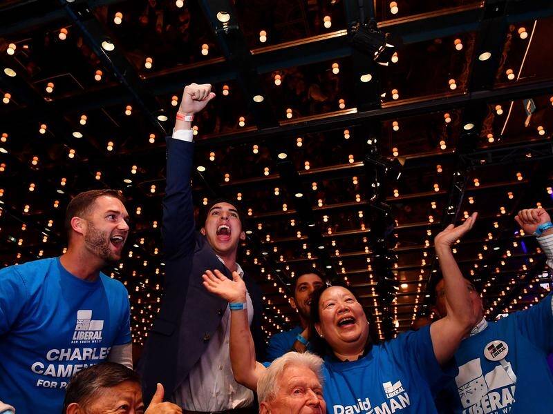 Elation has spread among Liberal supporters after strong results point to a coalition victory.