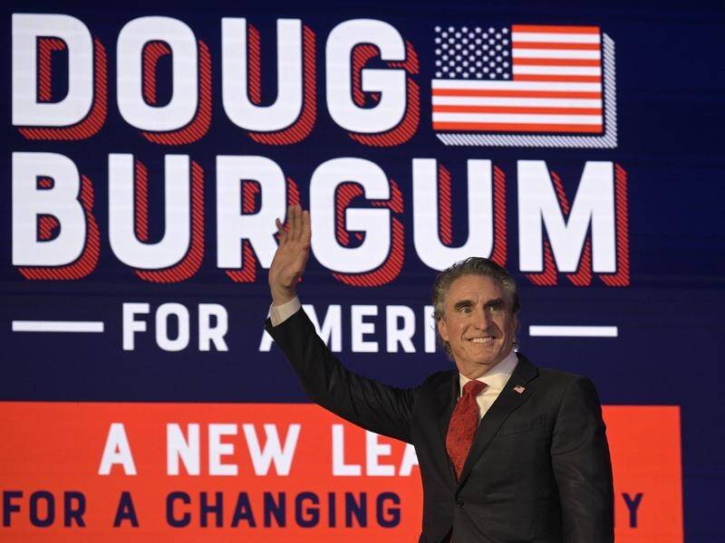 Doug Burgum says his campaign as a Republican presidential candidate is over. (AP PHOTO)