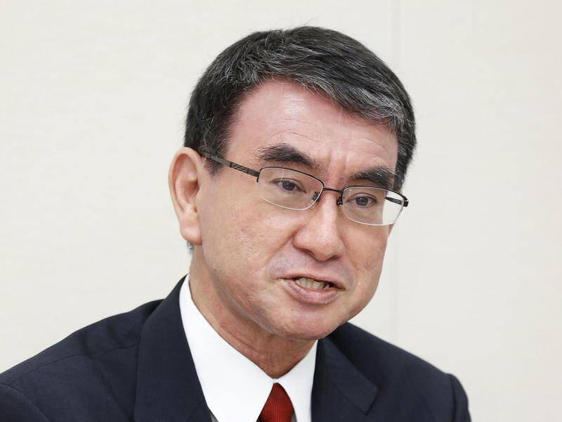 At 58, COVID vaccination minister Taro Kono is on the young side for a Japanese premier.