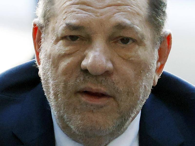Harvey Weinstein is being guarded in a New York hospital room.