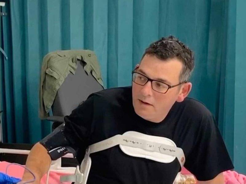 Victorian Premier Daniel Andrews is on the mend after a nasty fall.