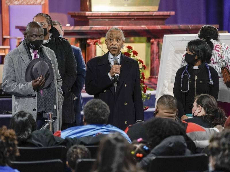 Al Sharpton delivered the eulogy for Daunte Wright, a man "just at the beginning of life".
