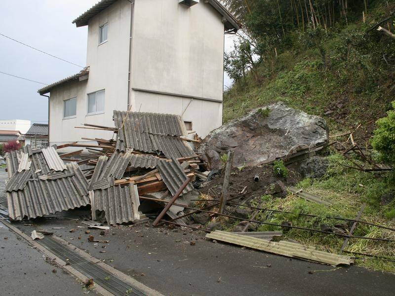 Five people have been injured after a 6.1 magnitude earthquake shook western Japan.