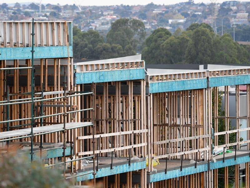 Approvals for private home building have dropped 16 per cent after the end of stimulus measures.