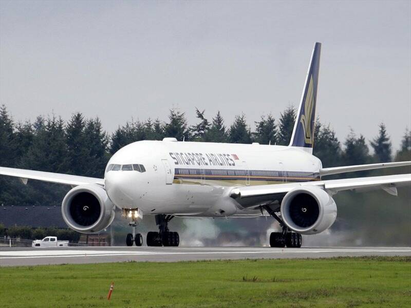 The Singapore Airlines flight apparently plummeted for a number of minutes during severe turbulence. (AP PHOTO)
