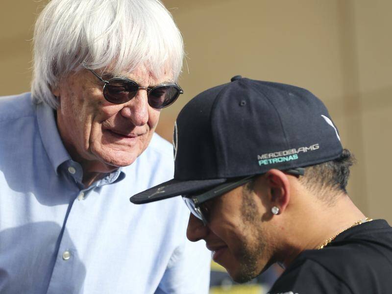 Lewis Hamilton slammed Bernie Ecclestone after he claimed black people are more racist than white.