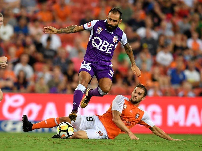 Perth Glory's Diego Castro rejoined training on Friday after recently returning from Spain.