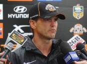 Former West Tigers coach Mick Potter will lead Canterbury for the rest of the NRL season.