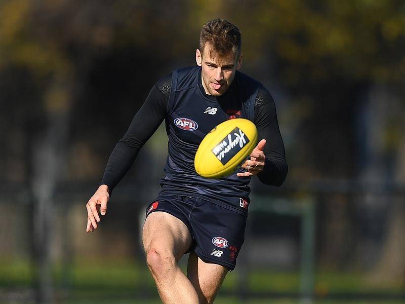 Melbourne have recalled Dom Tyson (pic) and Tim Smith for their AFL match with Port Adelaide.