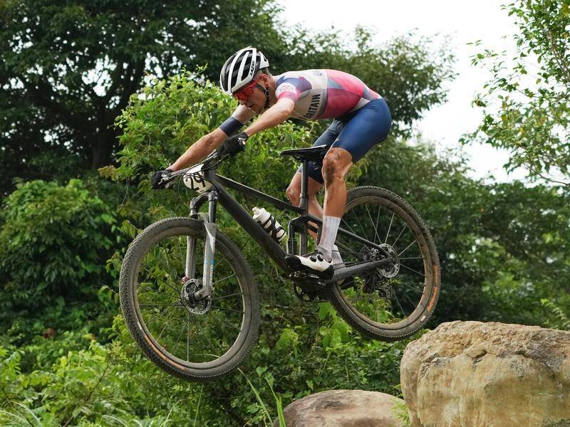 Englishman Tom Pidcock has soared to mountain bike glory at the Olympics, winning by 20 seconds.