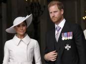 A spokesman for Harry and Meghan has declined to comment on the revelations in the book Endgame. (AP PHOTO)