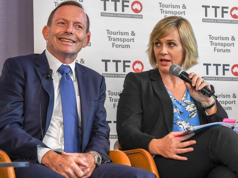 Tony Abbott and Independent Zali Steggall clashed during a debate on climate and transport.