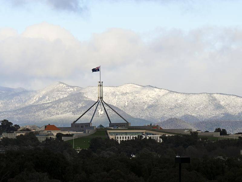 Plummeting temperatures have brought snow to the nation's capital Canberra.