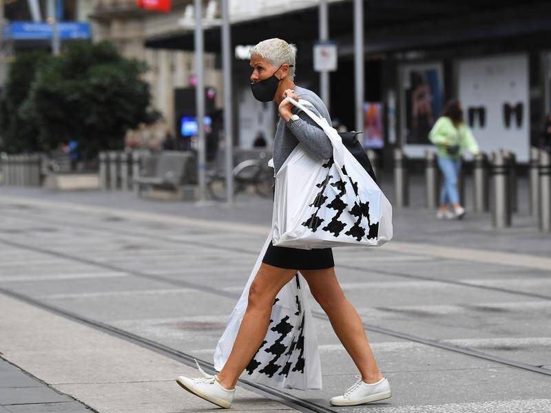 Australians have reported feeling less nervous, but many are still wary of crowded shopping areas.