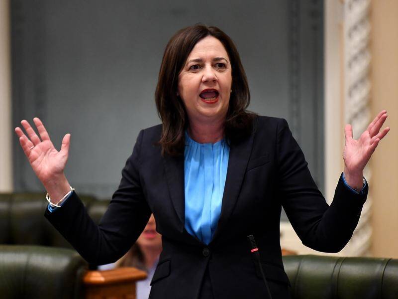 Annastacia Palaszczuk has rejected a question about 'packing the Gabba' during the pandemic.