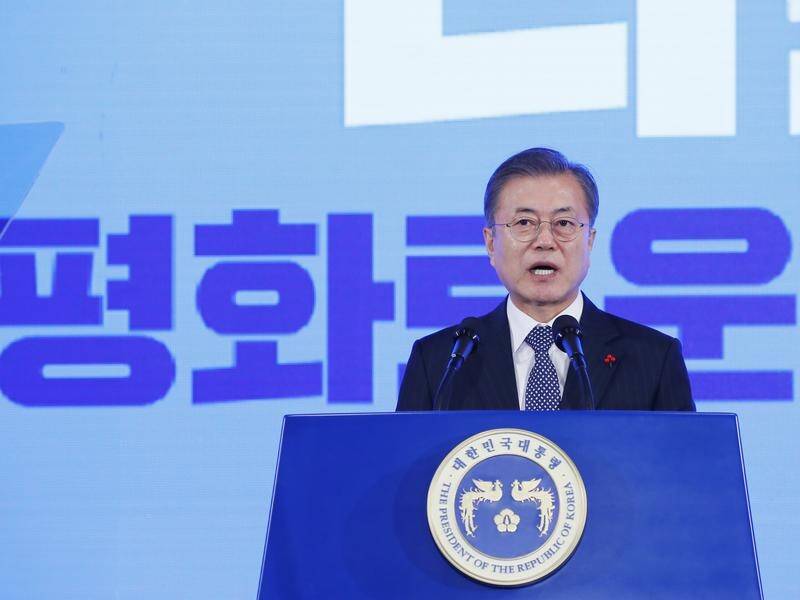 South Korean President Moon Jae-in believes Donald Trump may deserve the Nobel Peace Prize.