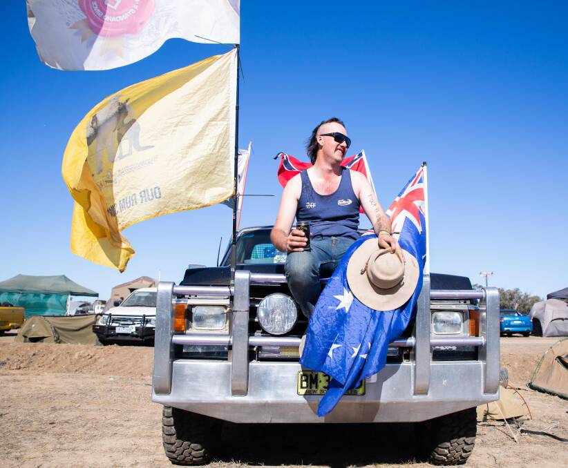 VISITORS: Jackson Chesterfield from Canyon Leigh at the 2018 Deni Ute Muster. Picture: DAILY ADVERTISER