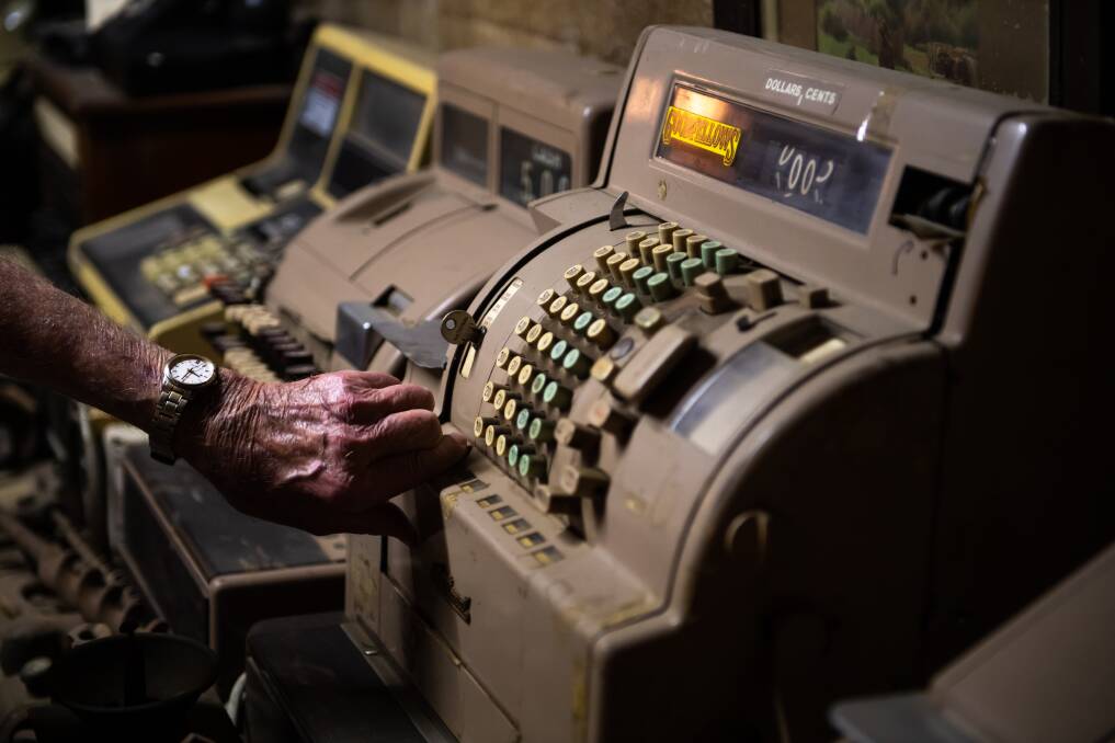 The last cash register used at the grocery store before they moved to scanning items. It contains more parts than a motorcar. Picture: MARK JESSER