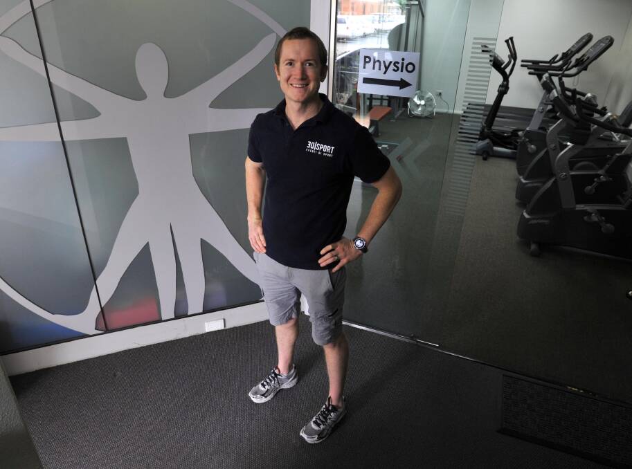 SUPPORT: Wagga physiotherapist Matt Turnbull will conduct a workshop centred on concussion testing at the upcoming Concussion Management in Community Sporting Club. Picture: Les Smith