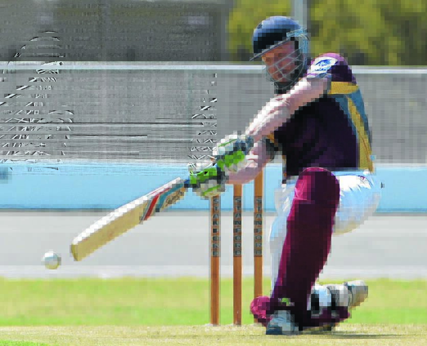 MIND GAMES: Lake Albert captain Kurt Robertson is keen to bat second tomorrow and chase a target set by Wagga City. Picture: Michael Frogley