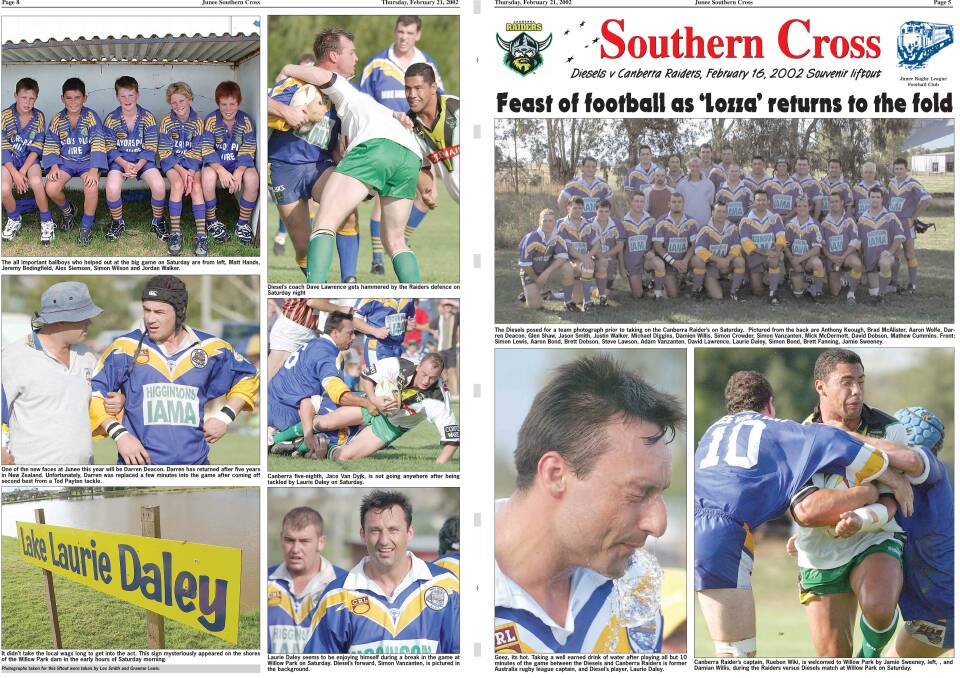 The double-page liftout in The Southern Cross's February 21, 2002 edition.