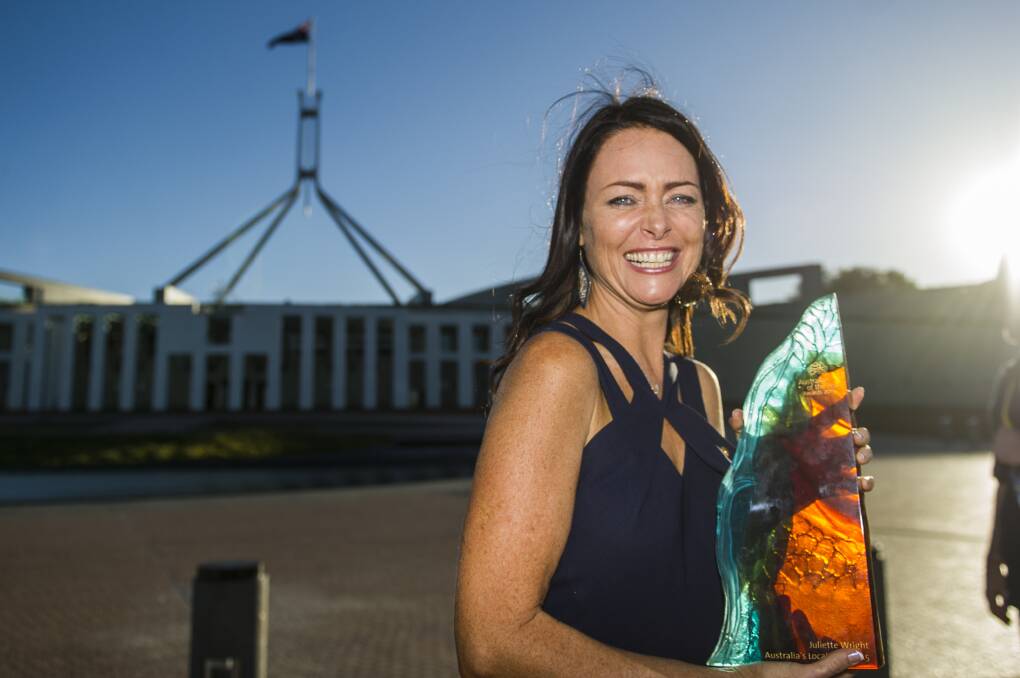 Australia's Local Hero 2015, Juliette Wright. Getty images