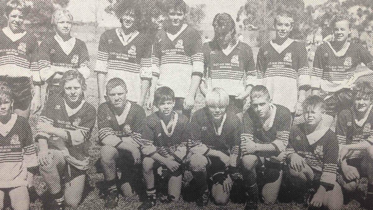 Junior rugby league... The Albury under 14 team is (back) Matt Freeman, Brad Purtell, William Rutter, Leon Malenito, Dudley Smith, Kelly Glasgow, Troy Hill, (front) Steven Broad, Brendan Dickey, Peter Collins, Ben Lazzaratto, Chasse Royal, Ben Spokes, Craig Tasker and Adam Couch.