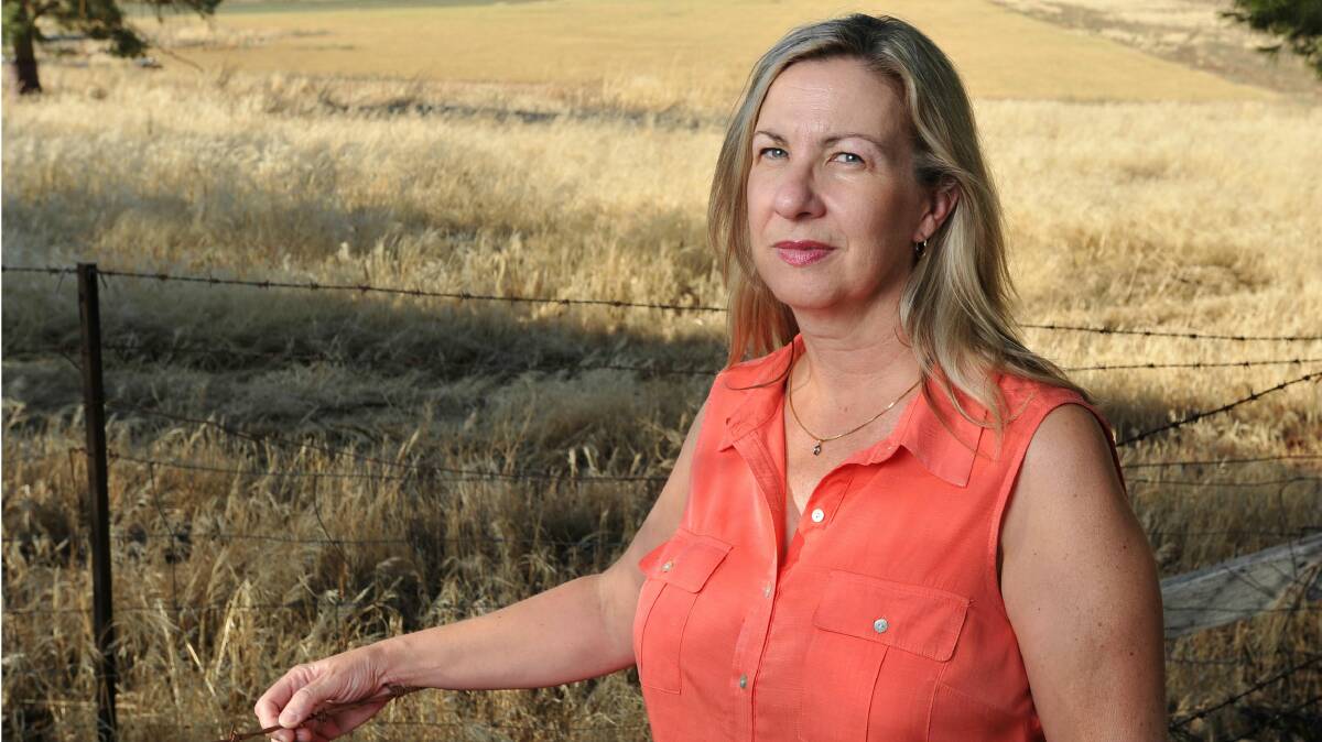 TURF WAR: North Wagga resident Maree Crowley voiced her concern over Rivturf's plans to expand their lawn production onto land adjoining her property at Wagga City Council's meeting this week. The proposal includes irrigating the turf with treated waste water from the nearby Teys abattoir. Picture: Michael Frogley   