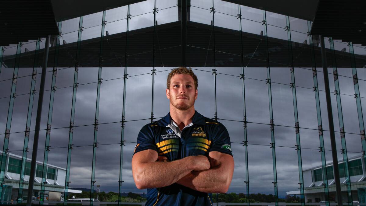 COMING AT YOU: Wallabies player David Pocock will be among the Brumbies star-studded line-up to tackle the Highlanders at Equex Centre on Saturday.