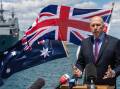 Defence MInister Peter Dutton at HMAS Stirling Royal Australian Navy base in Perth last October. Picture: AAP
