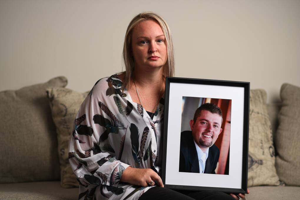 SPEAKING OUT: Jacci Quinlivan lost her husband, Lyndon, following an incident at the Norske Skog paper mill on May 24 last year. She is speaking about her loss in the hope other families can avoid tragedy. Picture: MARK JESSER