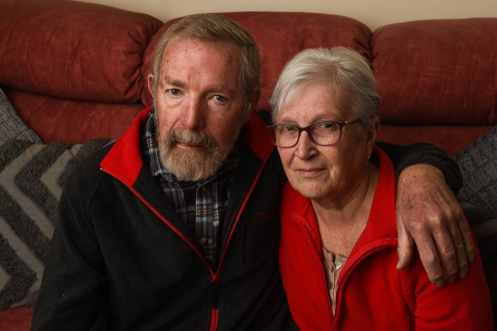 IMPACT: Thurgoona residents Robert and Jill Kramer say their lives have been affected by the treatment provided by Roland von Marburg. Picture: MARK JESSER