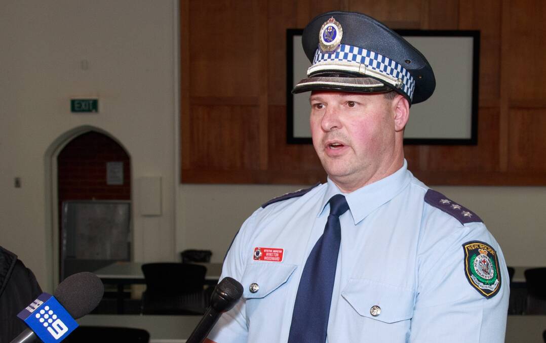 INVESTIGATION: Detective Inspector Winston Woodward said police are trying to work out what caused the fatal crash at Holbrook on Sunday. Picture: Simon Bayliss.