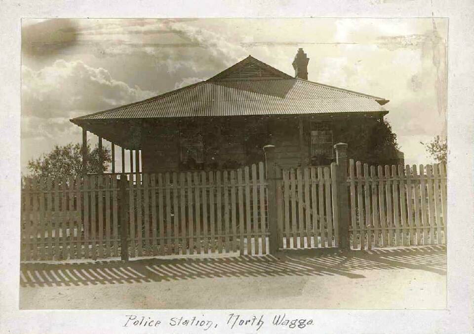 IN THE PAST: The police station at North Wagga. Like the Wagga Wagga and District Historical Society's Facebook page.