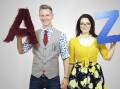 The Alphabet of Awesome Science presenters 'Noel Edge' and 'Lexi Con'. Picture: Scott Reynolds 